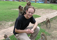 Kevin with Monkeys